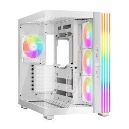 מארז מחשב Be Quiet! LIGHT BASE 600 LX בצבע לבן עם מאווררים ותאורת RGB