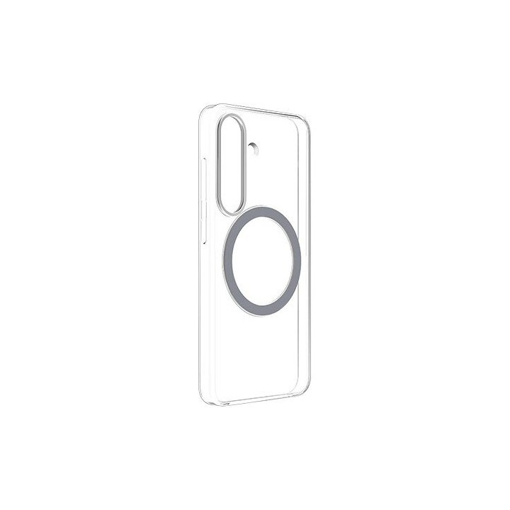 סט כיסוי מגנטי שקוף ל-Samsung Galaxy S25 ומטען 25W