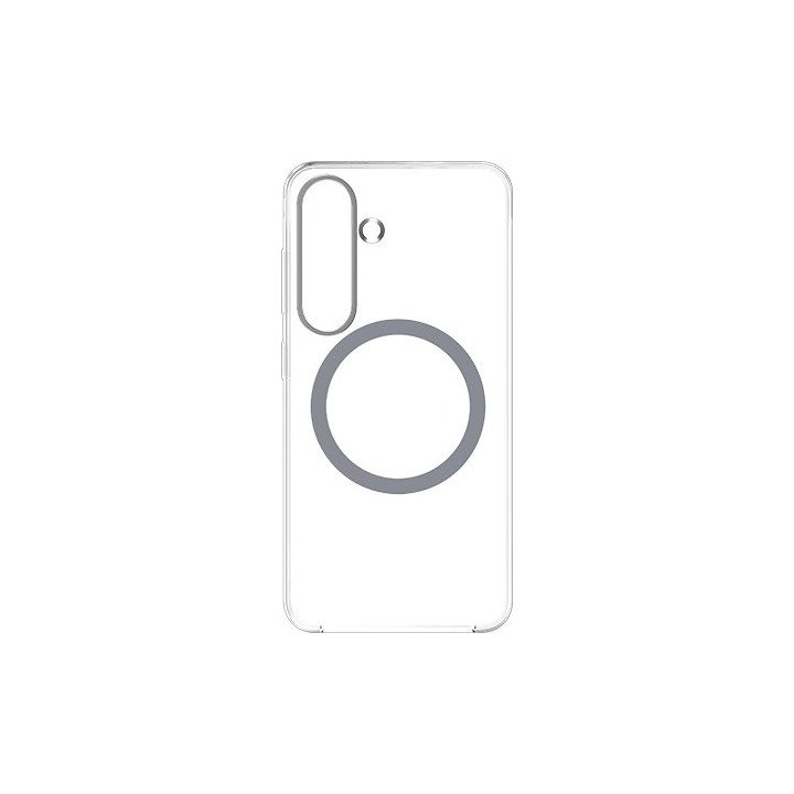 סט כיסוי מגנטי שקוף ל-Samsung Galaxy S25 ומטען 25W