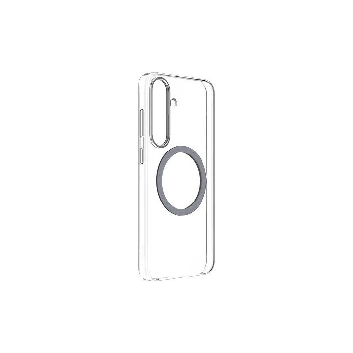 סט כיסוי מגנטי שקוף ל-Samsung Galaxy S25 Plus ומטען 25W