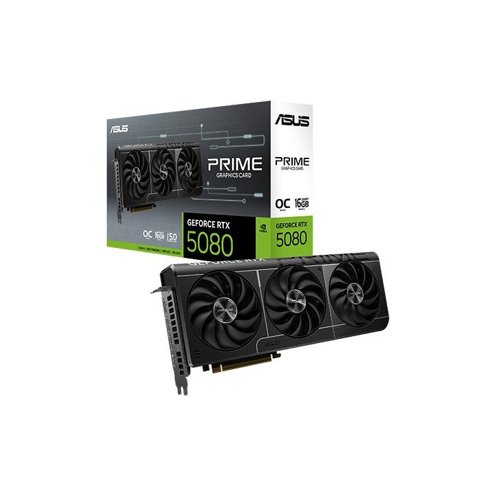 כרטיס מסך ASUS PRIME GeForce RTX 5080 16GB GDDR7 OC Edition