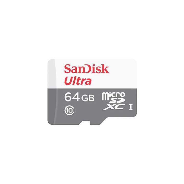 כרטיס זכרון SanDisk Ultra Micro SDXC UHS-I - דגם SDSQUNR-064G - נפח 64