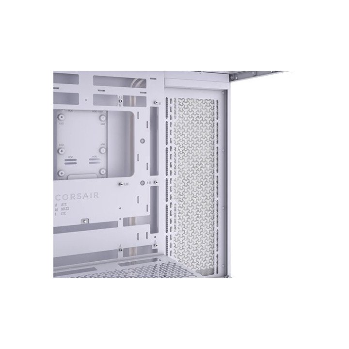 מארז מחשב Corsair 3500X Mid Tower E-ATX בצבע לבן