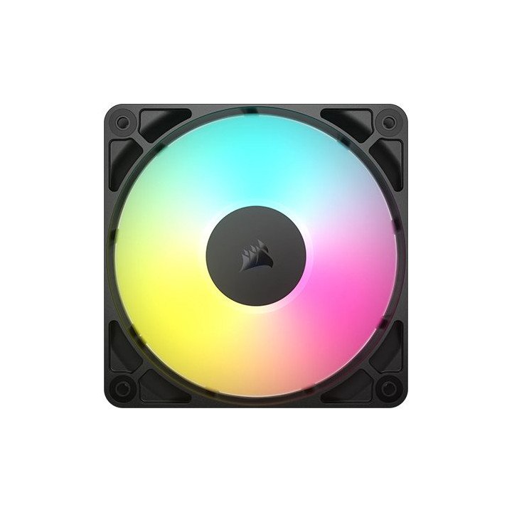 3 מאווררים למארז 12 ס"מ Corsair RS120 ARGB PWM בצבע שחור