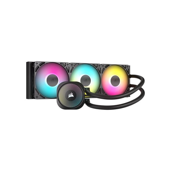 קירור נוזלי למעבד Corsair NAUTILUS 360 RS ARGB 360mm בצבע שחור