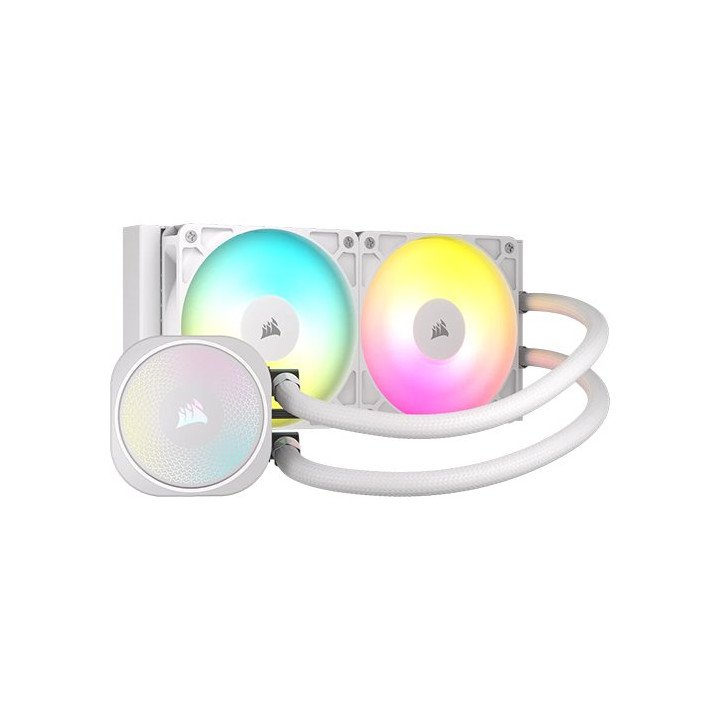 קירור נוזלי למעבד Corsair NAUTILUS 240 RS ARGB 240mm בצבע לבן