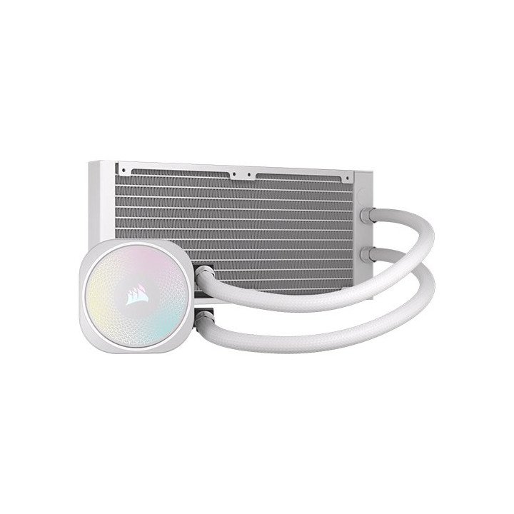 קירור נוזלי למעבד Corsair NAUTILUS 240 RS ARGB 240mm בצבע לבן