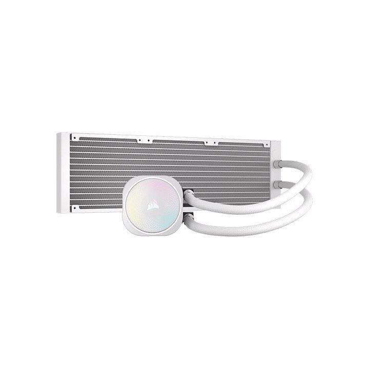 קירור נוזלי למעבד Corsair NAUTILUS 360 RS ARGB 360mm בצבע לבן