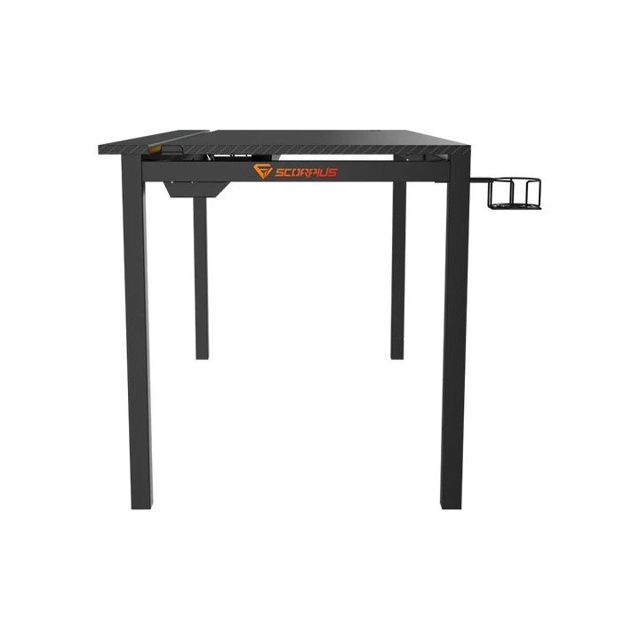 שולחן גיימינג SCORPIUS DESKPRO-LS140 140cm עם תאורת RGB