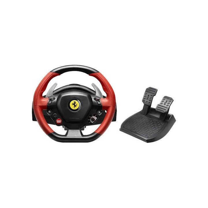 הגה מרוצים ודוושות Thrustmaster 458SPIDER ל- XBOX ONE  – משלוח חינם
