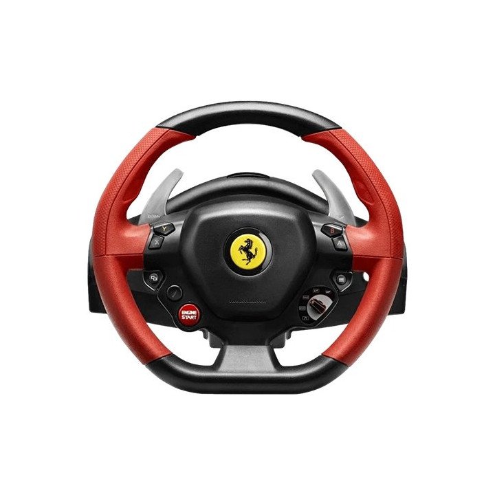 הגה מרוצים ודוושות Thrustmaster 458SPIDER ל- XBOX ONE  – משלוח חינם