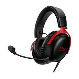 אוזניות גיימינג הייפר איקס קלאוד HyperX Cloud III בצבע שחור ואדום