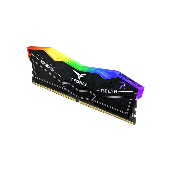 זכרון למחשב Team Group T-FORCE DELTA RGB DDR5 6000MHz 16GB CL38 בצבע ש