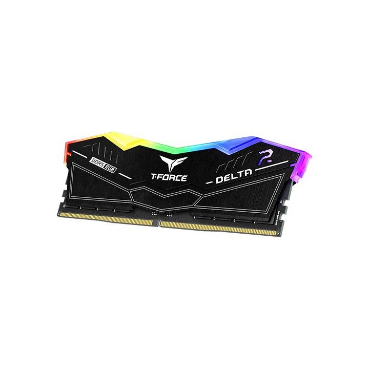 זכרון למחשב Team Group T-FORCE DELTA RGB DDR5 6000MHz 16GB CL38 בצבע ש