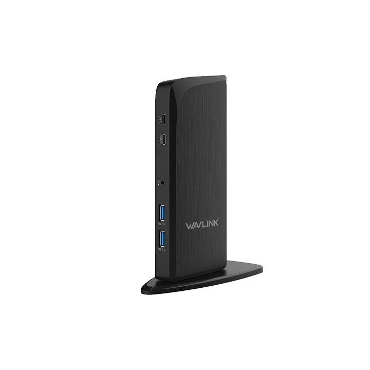 תחנת עגינה למחשב נייד Wavlink WL-UG39PD1 בחיבור USB-C עם תצוגה עד 3 מס