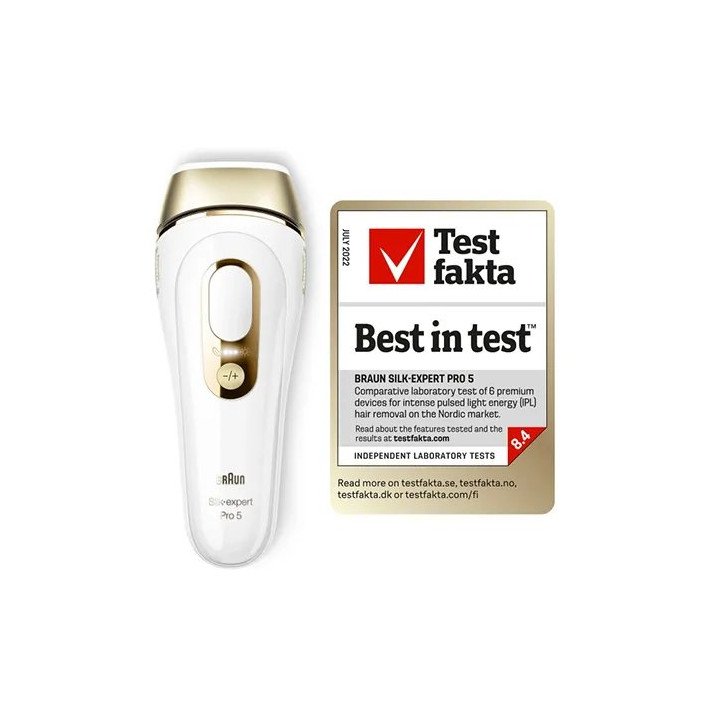 מכשיר להסרת שיער בטכנולוגיית IPL בראון Braun Silk-expert Pro 5 PL5160
