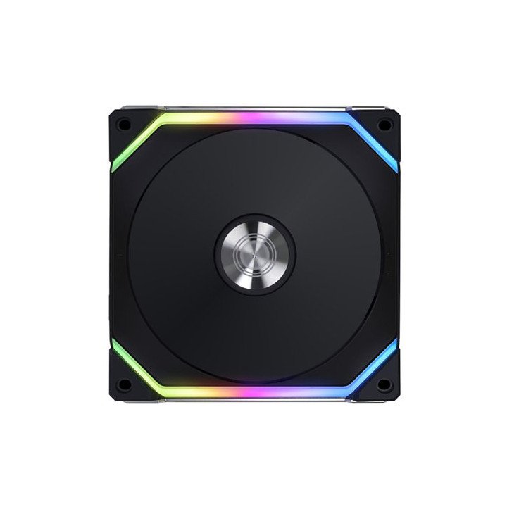 3 מאווררים למארז 12 ס''מ Lian Li UNI FAN SL V2 – צבע שחור – תאורת RGB