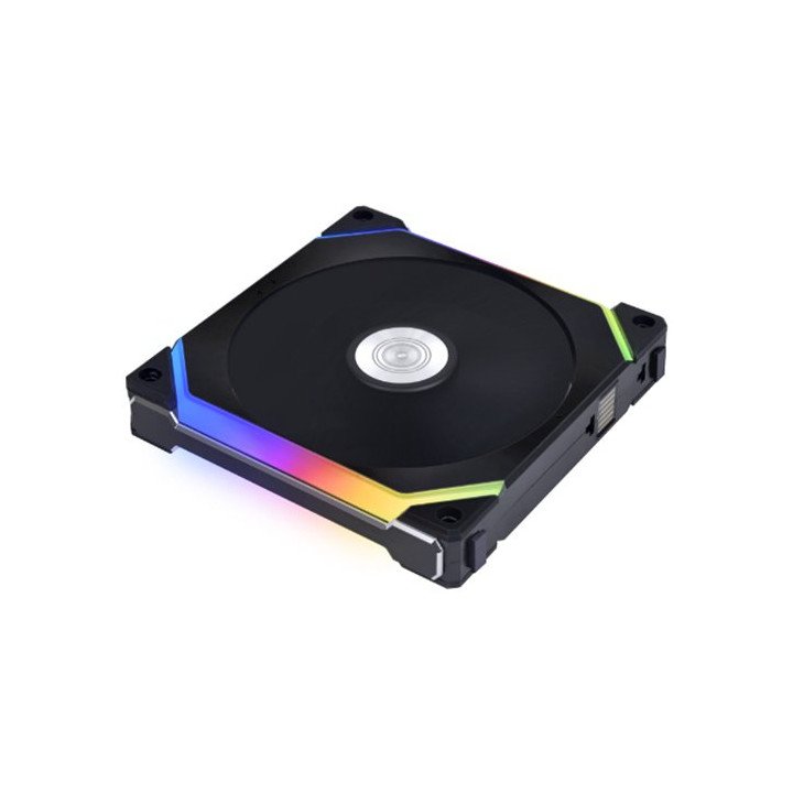 3 מאווררים למארז 12 ס''מ Lian Li UNI FAN SL V2 – צבע שחור – תאורת RGB