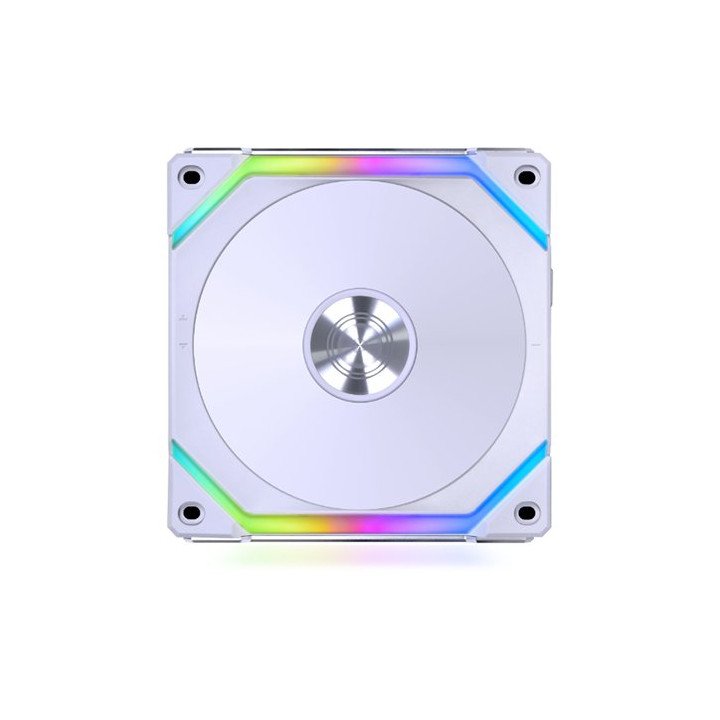 3 מאווררים למארז 12 ס''מ Lian Li UNI FAN SL V2 – צבע לבן – תאורת RGB