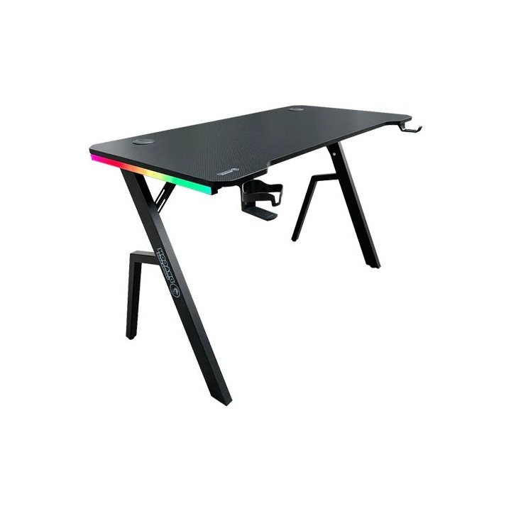 שולחן גיימינג תאורת RGB אורך 120 סמ שחור דרגון Dragon TR – משלוח חינם