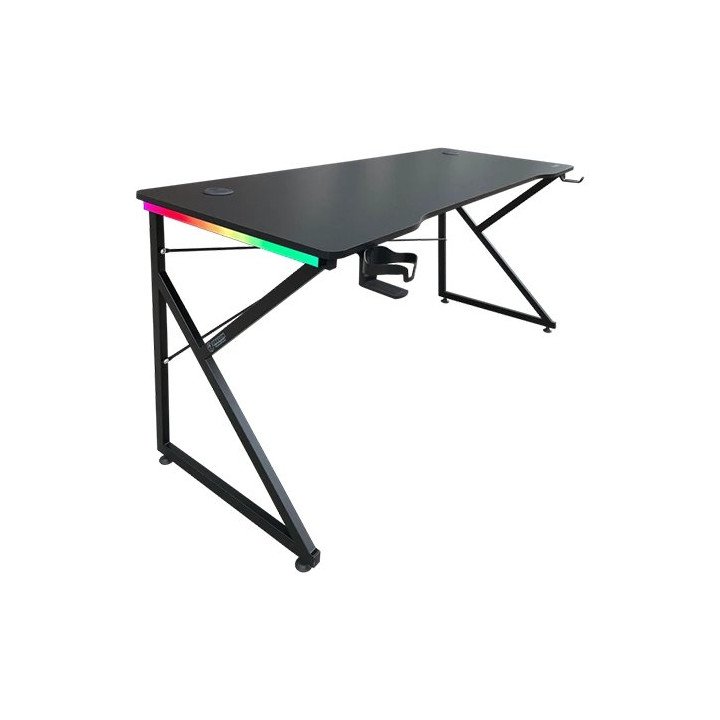 שולחן גיימינג עם תאורת RGB שחור 150 סמ דרגון Dragon TK – משלוח חינם
