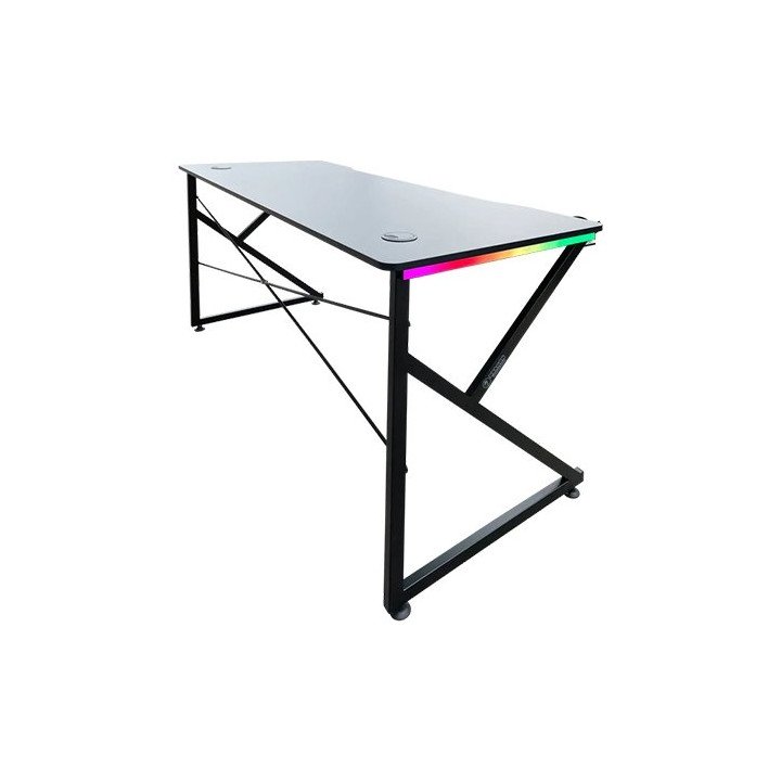שולחן גיימינג עם תאורת RGB שחור 150 סמ דרגון Dragon TK – משלוח חינם