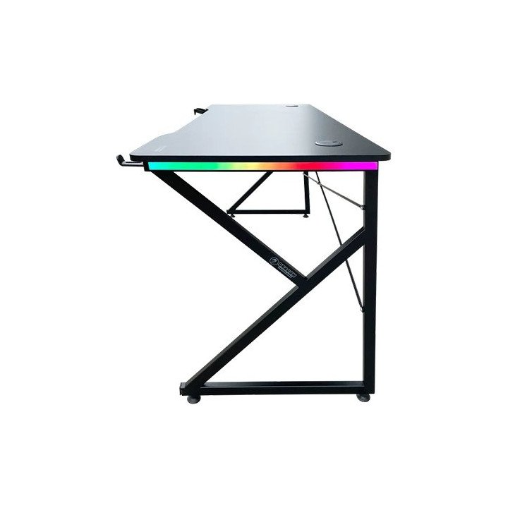 שולחן גיימינג עם תאורת RGB שחור 150 סמ דרגון Dragon TK – משלוח חינם