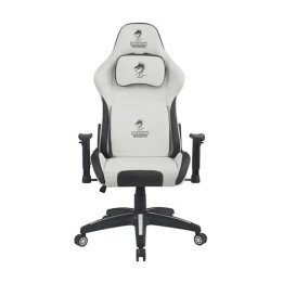 כיסא גיימינג CYBER דמוי עור (PU) לבן דרגון Dragon – משלוח חינם