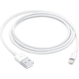 כבל טעינה לאייפון Apple Lightning ל-USB באורך כ- 1 מטר