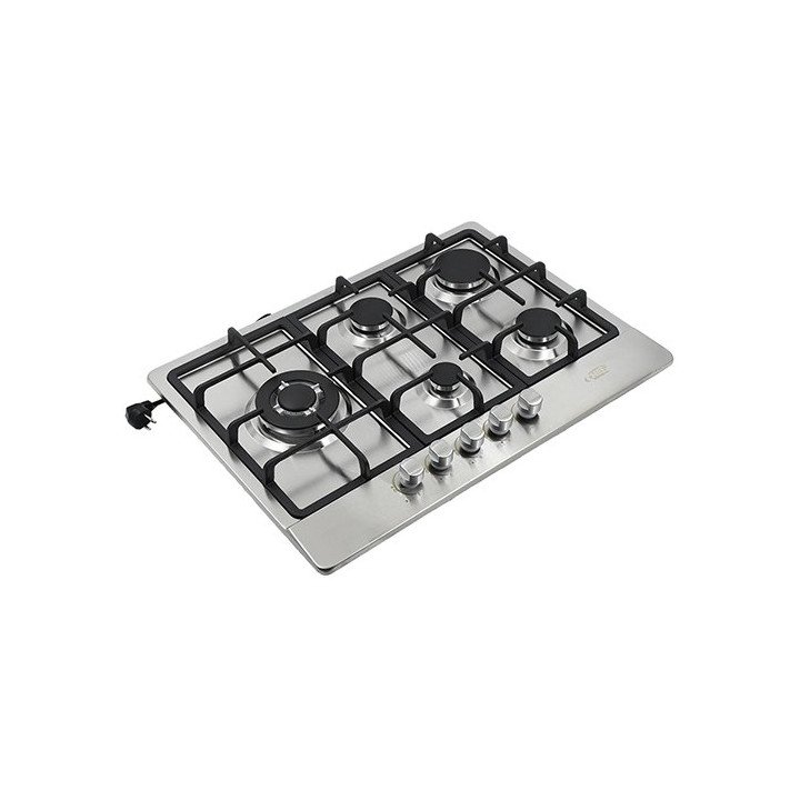 כיריים גז 5 להבות בגימור נירוסטה CHEF 705CI 68x50