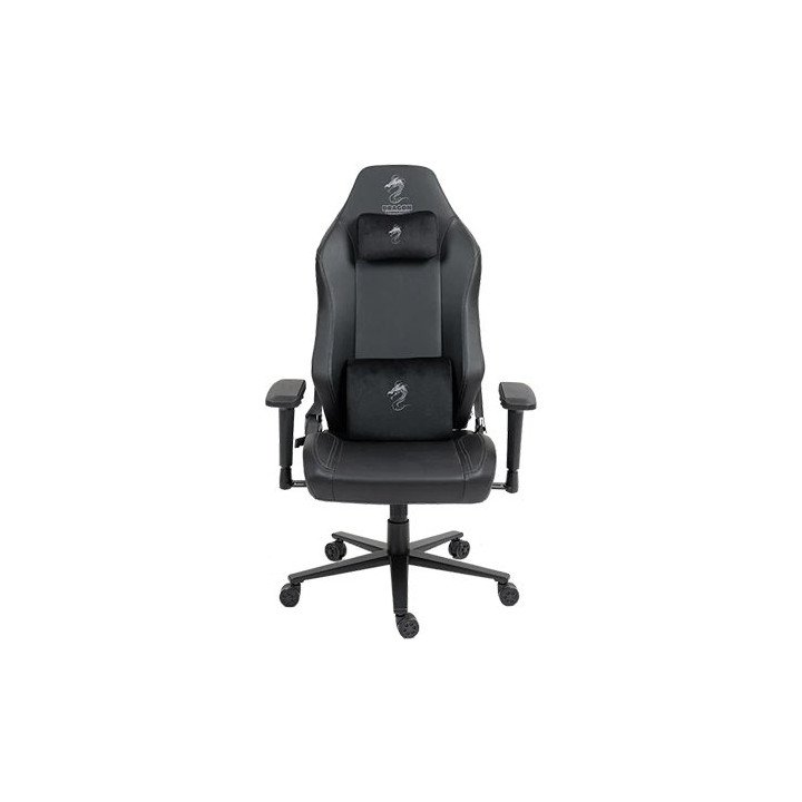 כיסא גיימינג ALPINE דמוי עור שחור דרגון Dragon – משלוח חינם