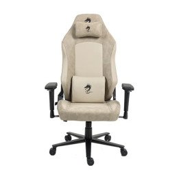 כיסא גיימינג ALPINE דמוי עור בז' וקרם דרגון Dragon – משלוח חינם