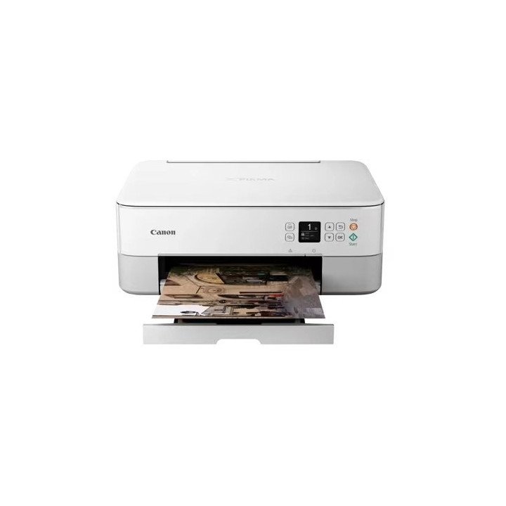 מדפסת קנון משולבת אלחוטית צבעונית Canon PIXMA TS5351i בצבע לבן