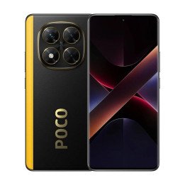 שיאומי פוקו Xiaomi POCO X7 5G 8GB + 256GB דמוי עור שחור וצהוב