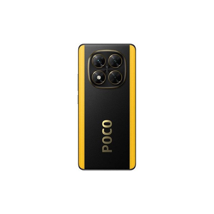 שיאומי פוקו Xiaomi POCO X7 5G 8GB + 256GB דמוי עור שחור וצהוב