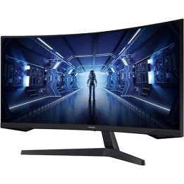 מסך גיימינג רחב קעור 34 אינץ Samsung Odyssey G5 Series Ultra WQHD C34G