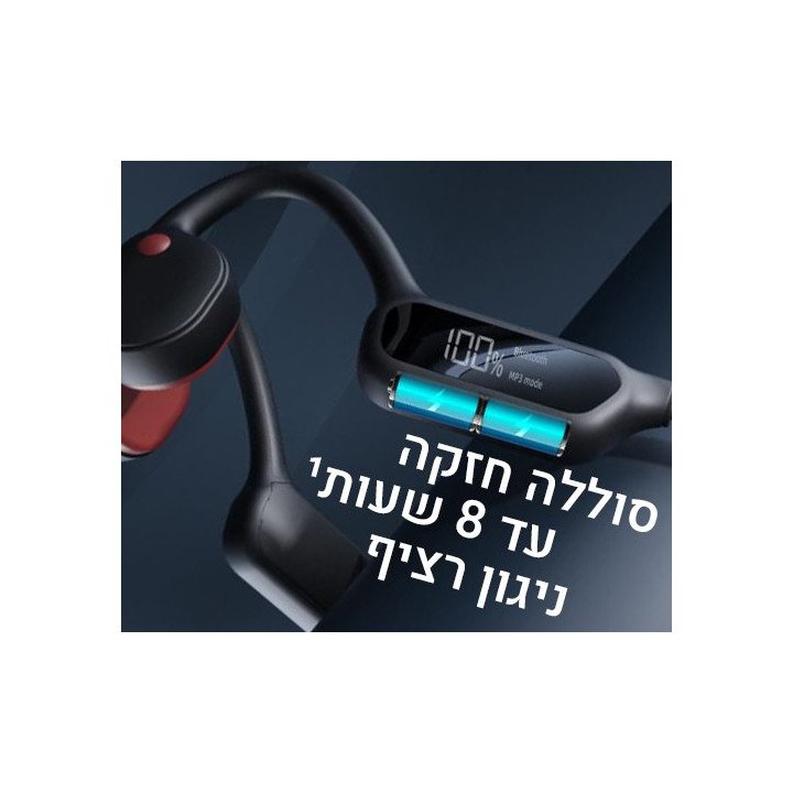 אוזניות אלחוטיות לשחייה וספורט כולל נגן mp3 ושטח אחסון של Mizuki X10 3
