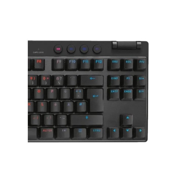 מקלדת גיימינג חוטית Logitech PRO X TKL RAPID בצבע שחור