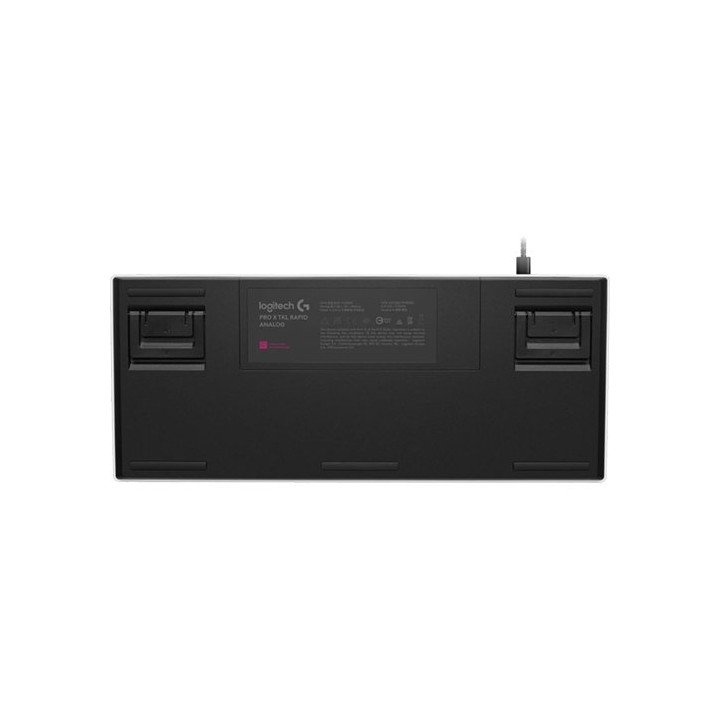 מקלדת גיימינג חוטית Logitech PRO X TKL RAPID בצבע לבן