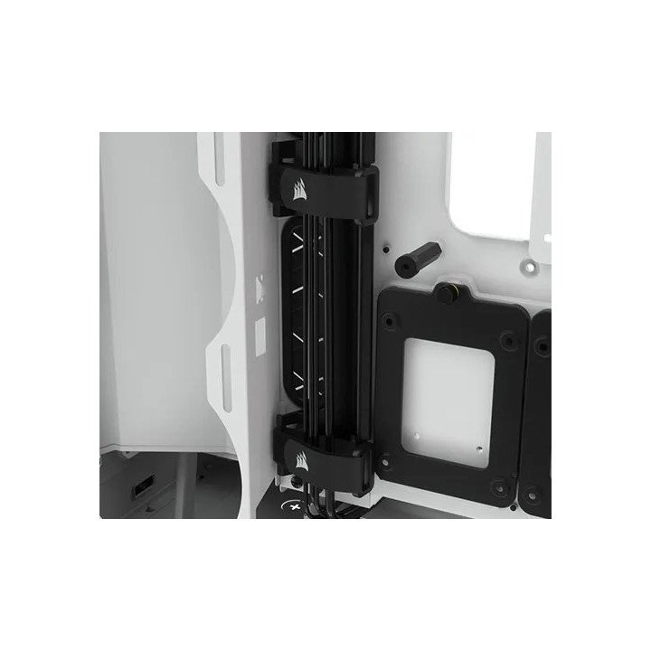 מארז מחשב Corsair iCUE 5000X RGB Tempered Glass בצבע לבן