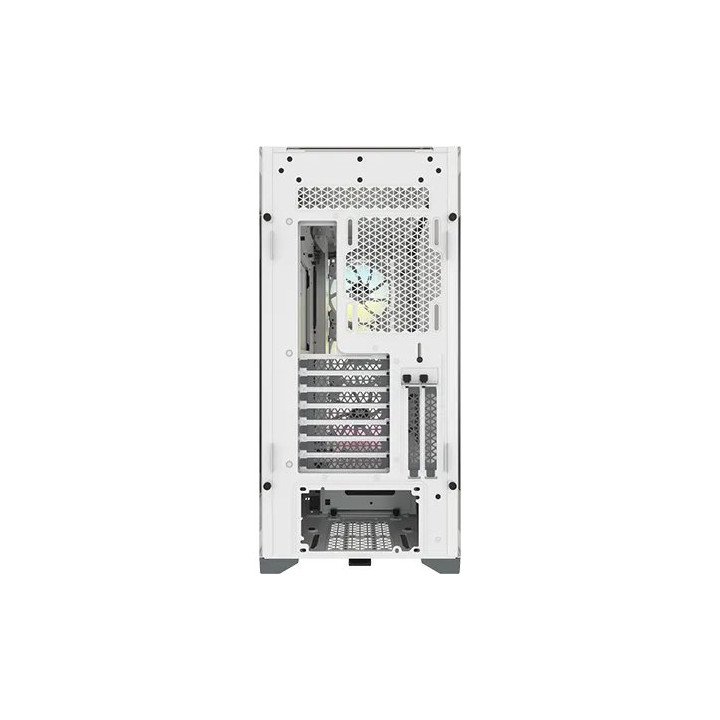 מארז מחשב Corsair iCUE 5000X RGB Tempered Glass בצבע לבן