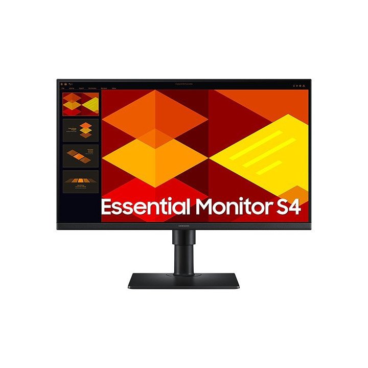 מסך מחשב 23.8 אינץ Samsung Essential S4 S40GD 100Hz IPS S24D408GAM – צ