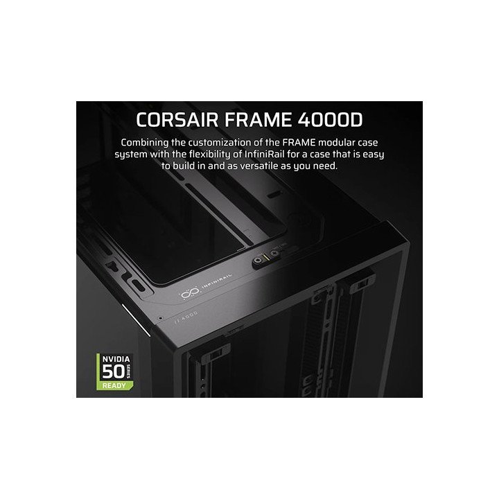 מארז מחשב Corsair FRAME 4000D בצבע שחור