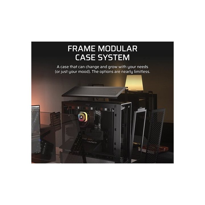 מארז מחשב Corsair FRAME 4000D בצבע שחור