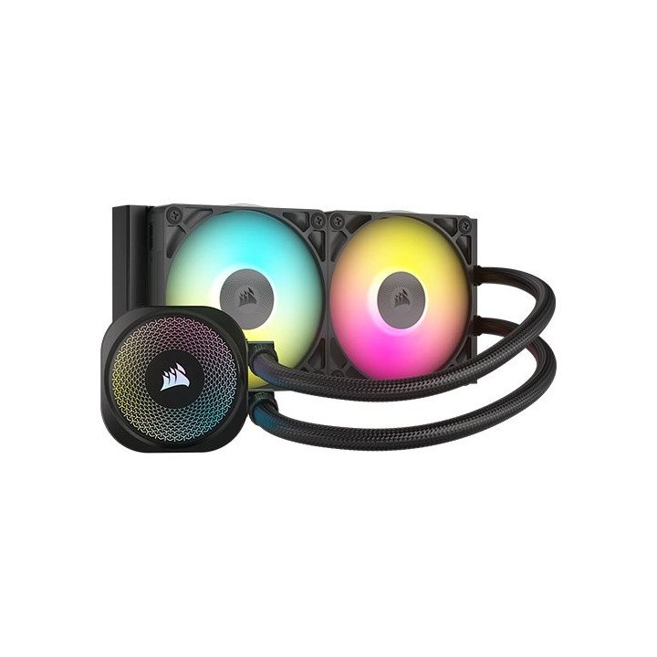 קירור נוזלי למעבד Corsair iCUE LINK TITAN 240 RX RGB 240mm בצבע שחור