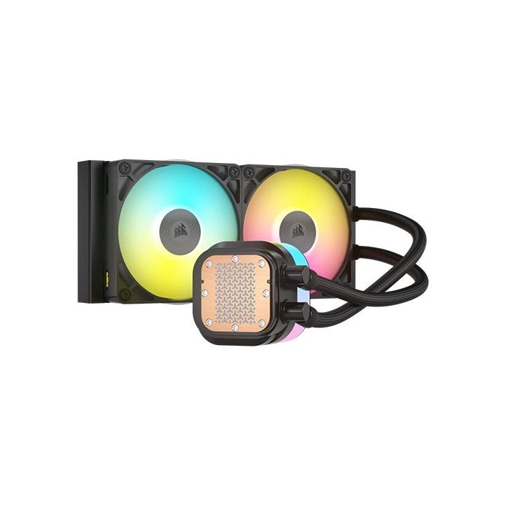 קירור נוזלי למעבד Corsair iCUE LINK TITAN 240 RX RGB 240mm בצבע שחור