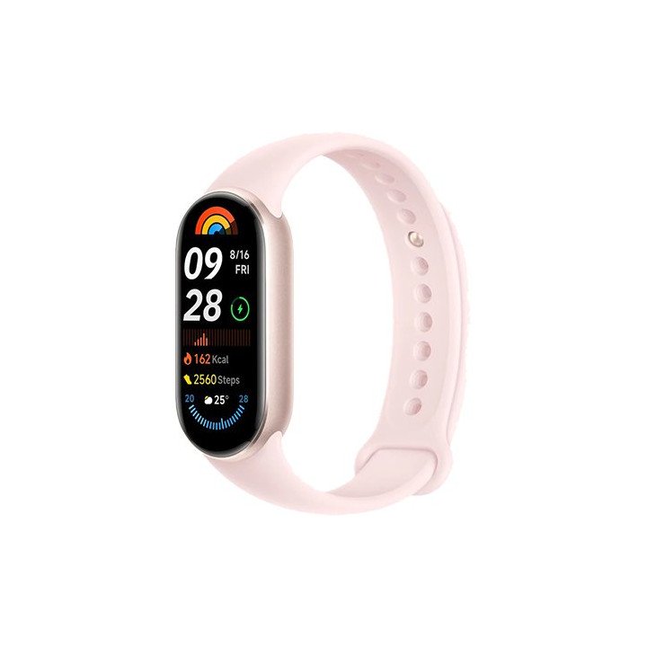 צמיד כושר חכם שיאומי Xiaomi Smart Band 9 בצבע ורוד