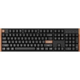 מקלדת אלחוטית מכנית Keychron K10 HE Magnetic Switch RGB בצבע שחור עץ