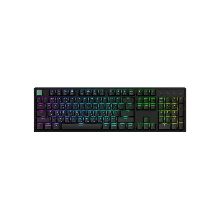 מקלדת אלחוטית מכנית Keychron K10 HE Magnetic Switch RGB בצבע שחור