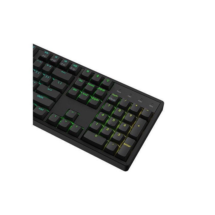 מקלדת אלחוטית מכנית Keychron K10 HE Magnetic Switch RGB בצבע שחור